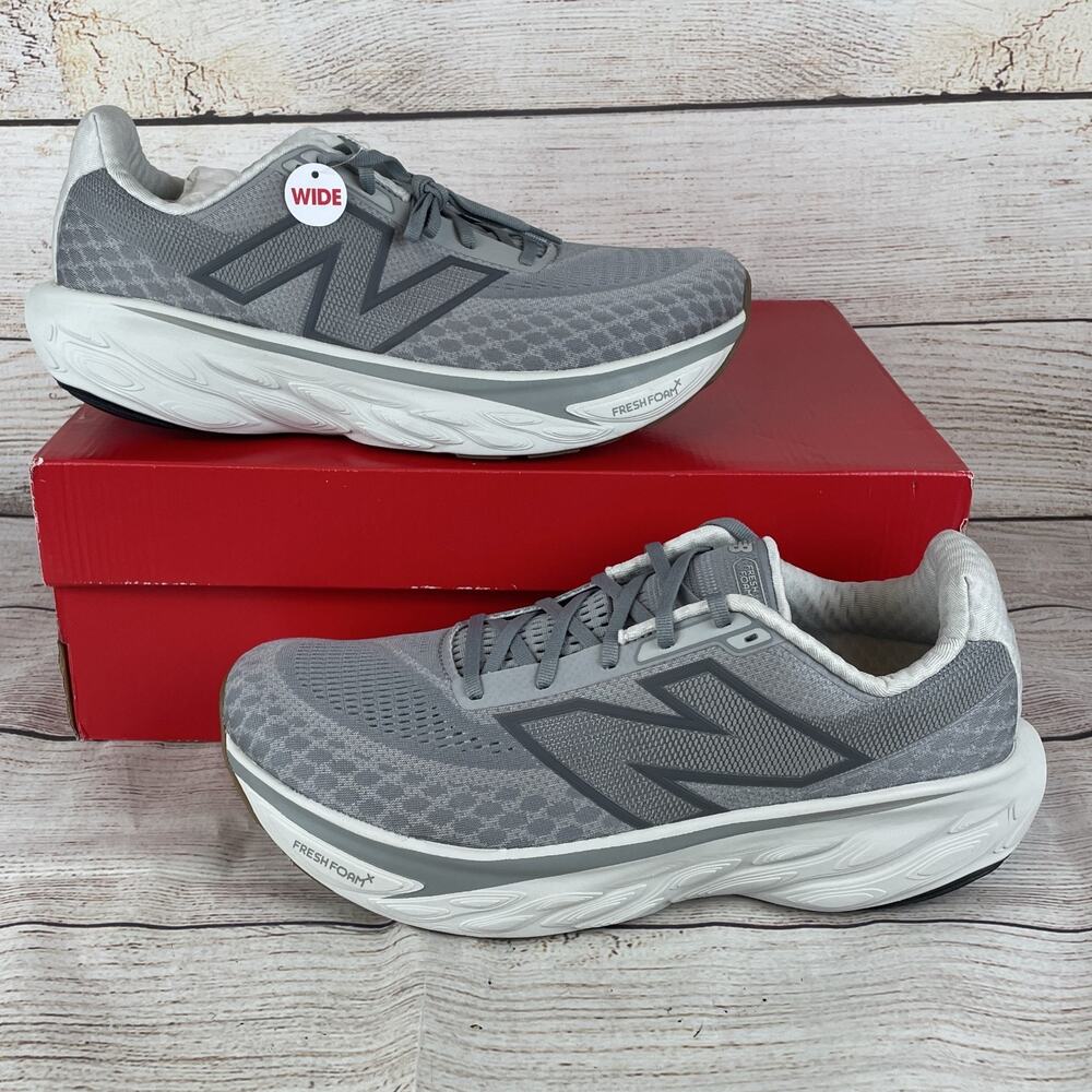 New Balance Gray and White Men’s Sneakers